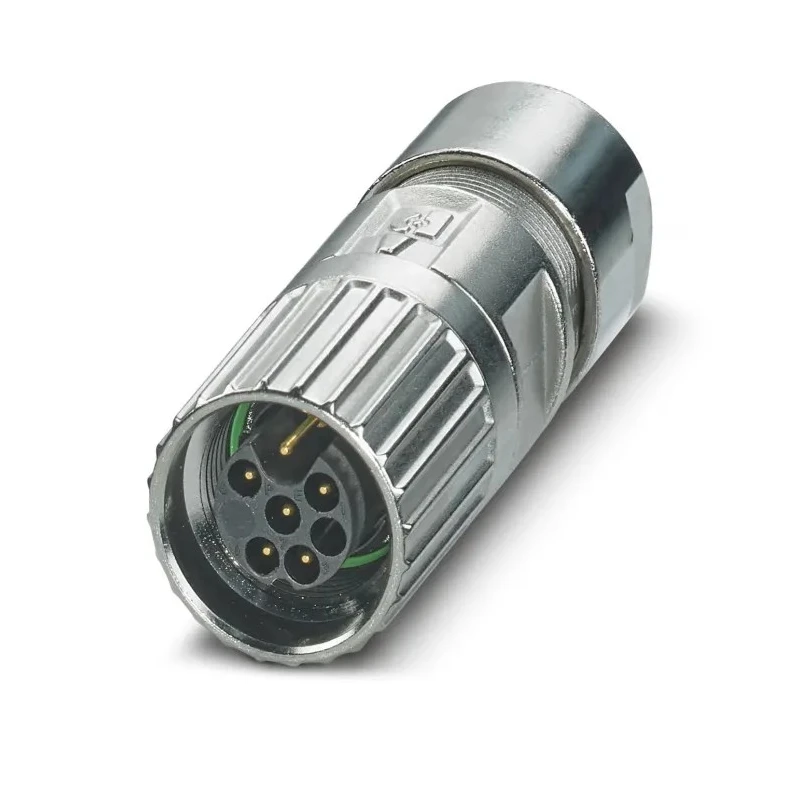 Phoenix Contact Industrial Circular Connector Cable Mount Plug Male 6 Contacts M17 PRO Series IP67 IP68 14A 630V 1629040