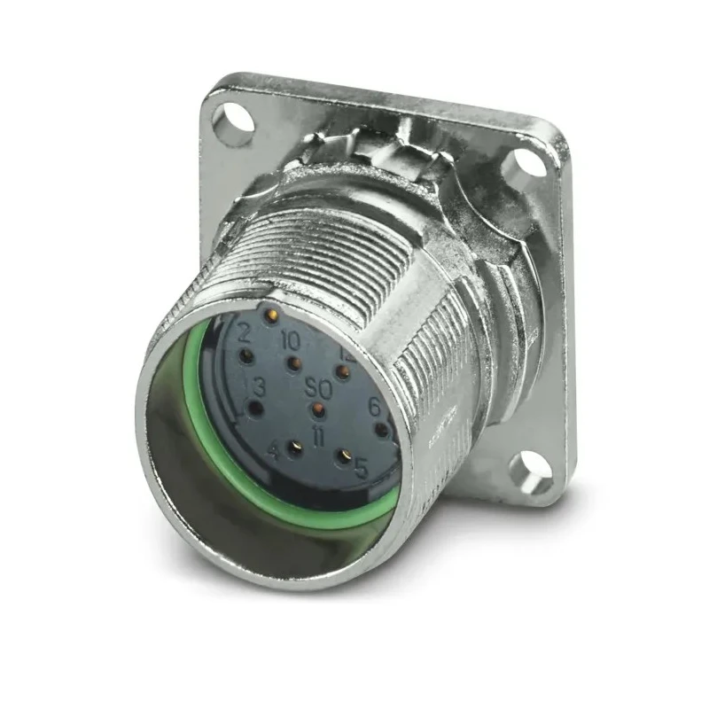 Phoenix Contact Industrial Circular Connector, 12 Contacts, Front Mount, Socket Female, IP67, 150V, 8A, M23 PRO 1629083