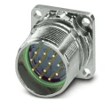 Phoenix Contact Circular Connector, 12 Contacts, Front Mount, M23 Size, Plug, Male, IP67 Rated, 8A Current, 150V 1629088