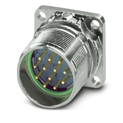 Phoenix Contact Circular Connector, 12 Contacts, Front Mount, M23 Size, Plug, Male, IP67 Rated, 8A Current, 150V 1629088