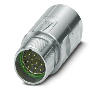 Phoenix Contact Industrial Circular Connector, 17 Contacts, Cable Mount, M23 Size, Plug Male, IP66 IP68, Crimp 1629105