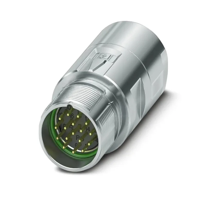 Phoenix Contact Industrial Circular Connector, 17 Contacts, Cable Mount, M23 Size, Plug Male, IP66 IP68, Crimp 1629105