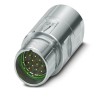 Phoenix Contact Industrial Circular Connector, 17 Contacts, Cable Mount, M23 Size, Plug Male, IP66 IP68, Crimp 1629105