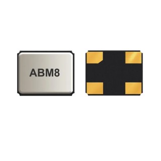 Abracon 32 MHz Crystal ±50 ppm Surface Mount 4-Pin 0.8 mm Height 3.2 mm Length 2.5 mm Width ABM8-32.000MHZ-B2-T