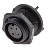Bulgin Miniature Circular Connector Socket 4 Contacts Rear Mount IP68 Buccaneer 400 Series PX0413/04S
