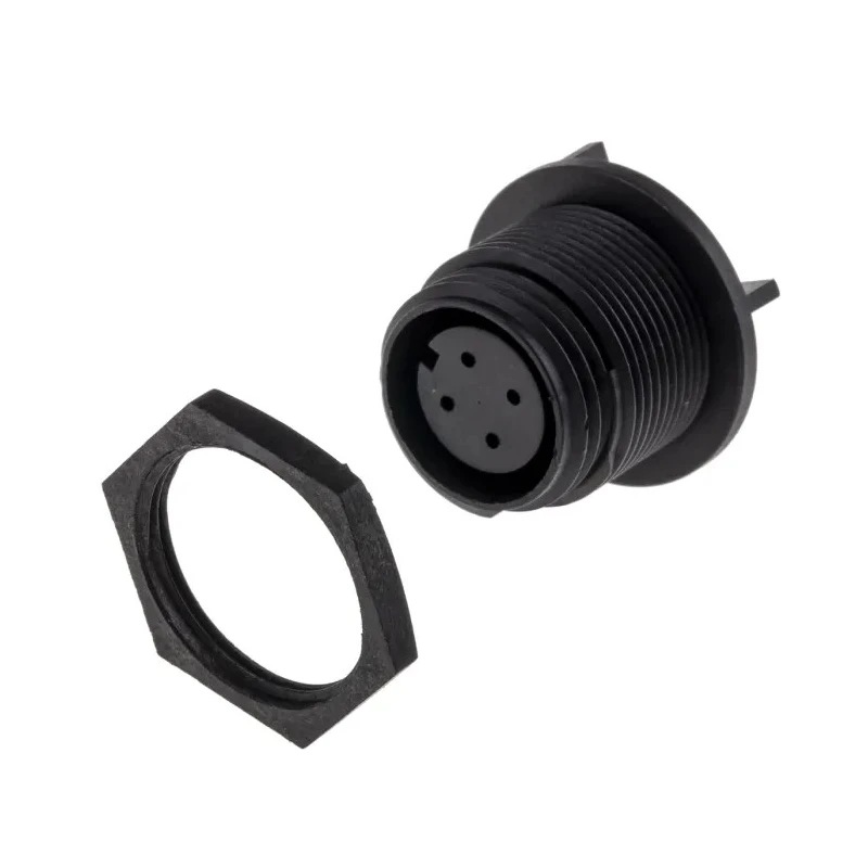 Bulgin Miniature Circular Connector Socket 4 Contacts Rear Mount IP68 Buccaneer 400 Series PX0413/04S
