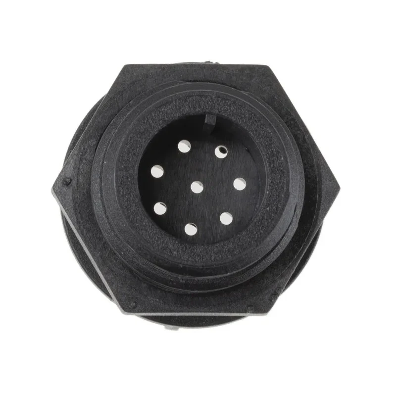 Bulgin Industrial Circular Connector, 8 Contacts, Rear Mount, Miniature Plug Male, IP68 Rated Buccaneer 400 Series PX0413/08P
