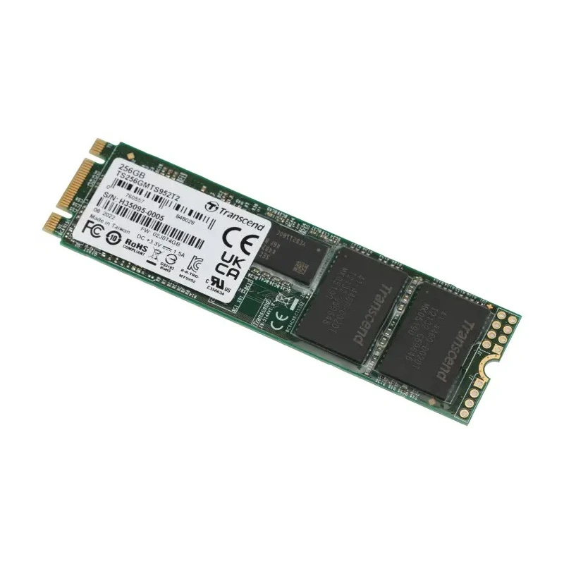 Transcend M.2 Internal SSD 256GB 3D TLC NAND SATA III 80x22x3.58mm MTS952T2