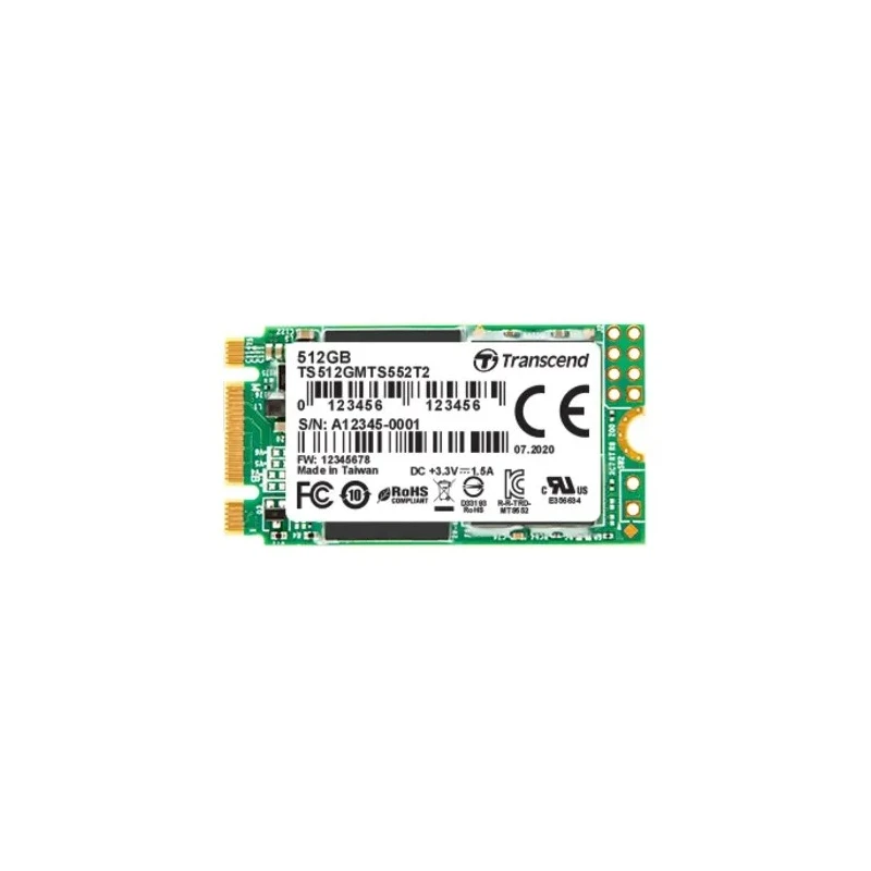 Transcend Internal M.2 512 GB SATA III TLC NAND Solid State Drive SSD MTS552T2