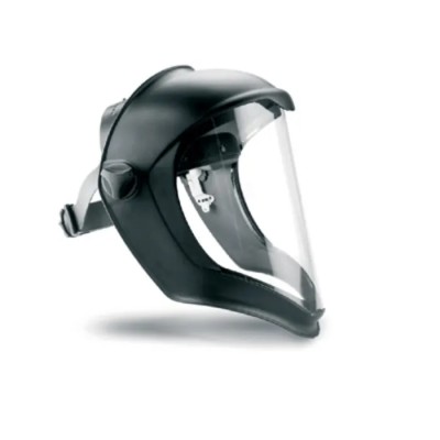 North Clear Polycarbonate Face Shield with Brow and Chin Guard Resistant to Chemical Splash and Flying Particles 1011623