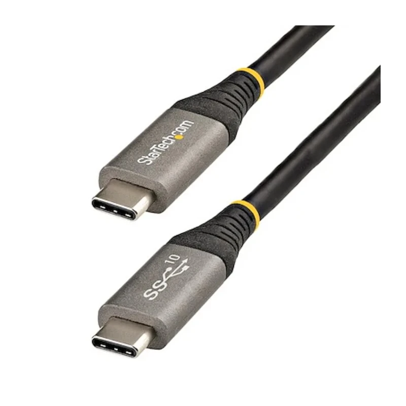 StarTech.com USB 3.2, Male USB Type C to Male USB Type C Cable, Black, 1 m USB31CCV1M