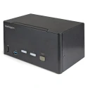 StarTech.com 2 Port 3 Displays USB DisplayPort KVM Switch 3.5 mm Stereo 3480 x 2160 pixel Maximum Resolution SV231TDPU34K
