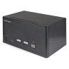 StarTech.com 2 Port 3 Displays USB DisplayPort KVM Switch 3.5 mm Stereo 3480 x 2160 pixel Maximum Resolution SV231TDPU34K