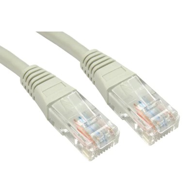 RS PRO Cat6 Ethernet Cable 3 m Grey RJ45 Male to Male U/UTP PVC Jacket 240-6314