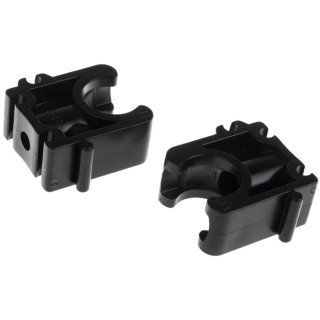 Georg Fischer Galvanised Polypropylene Black Pipe Clamp 6.1 mm 167061035