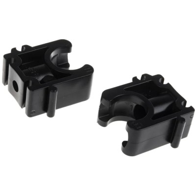 Georg Fischer Galvanised Polypropylene Black Pipe Clamp 6.1 mm 167061035
