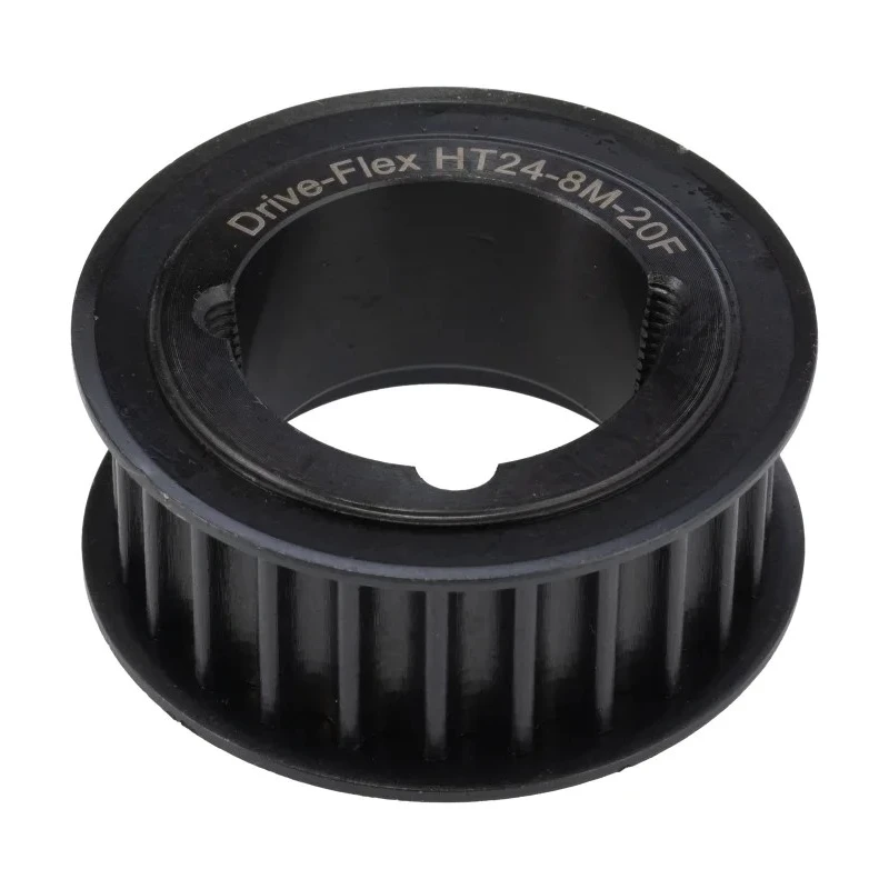 RS PRO Timing Belt Pulley Steel 20 mm Belt Width 8 mm Pitch 24 Tooth HTD PULLEY 8X20X24
