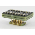Winslow Straight Surface Mount 15.24 mm Pitch IC Socket Adapter DIP to SOJ/SOP W9547PRC