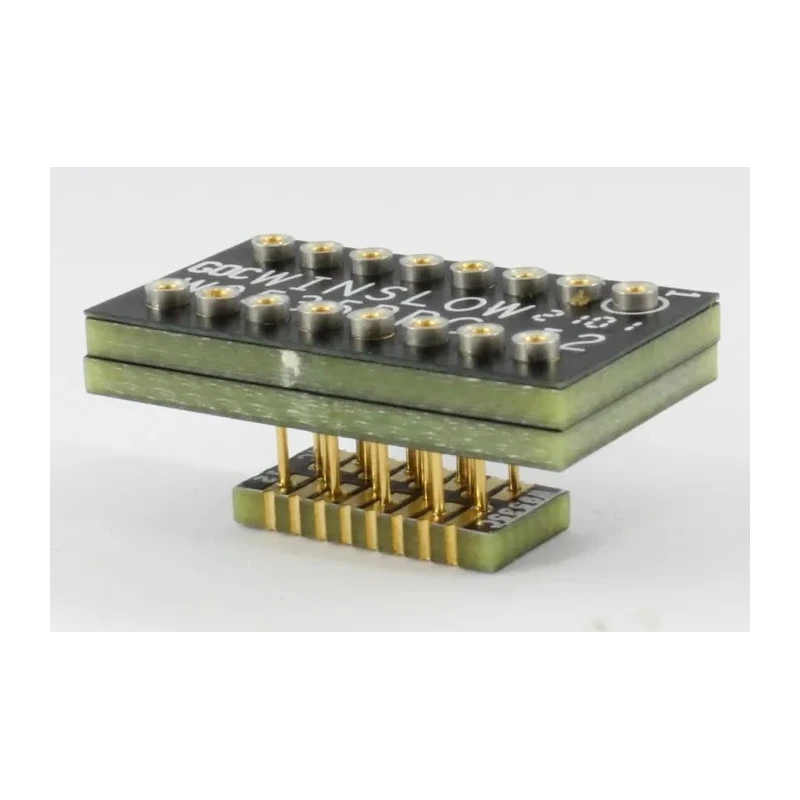 Winslow Straight Surface Mount 15.24 mm Pitch IC Socket Adapter DIP to SOJ/SOP W9547PRC