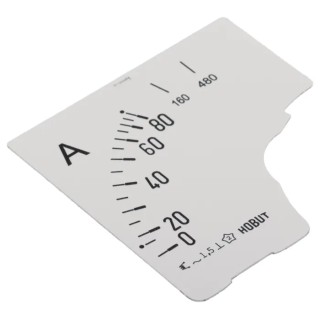 HOBUT Meter Scale for Use with Ammeter D72SD DIAL 0/80/480A