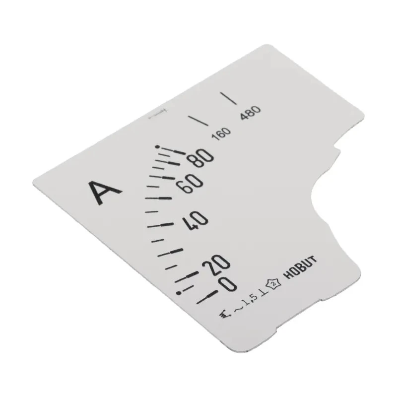 HOBUT Meter Scale for Use with Ammeter D72SD DIAL 0/80/480A