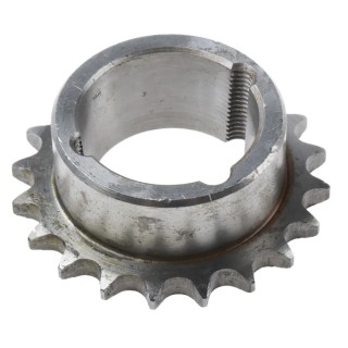 RS PRO 20 Tooth Steel Taper Bush Sprocket 06 B-1 Pitch Diameter 60.89mm Width 22mm 183-271