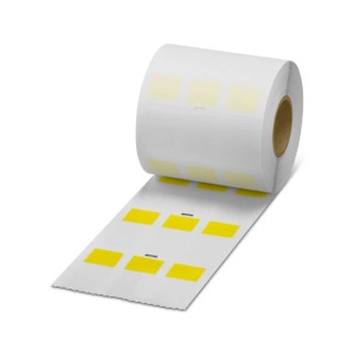 Phoenix Contact WML 14 Adhesive Yellow Cable Labels, Pre-printed Blank, 63.5mm x 25.4mm, Polyvinyl Chloride, UL 0817549