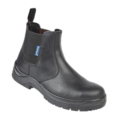 Himalayan Unisex Safety Boots Black Leather Dual Density Sole EN ISO 20345 : 2011 151BBK080