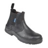 Himalayan Unisex Safety Boots Black Leather Dual Density Sole EN ISO 20345 : 2011 151BBK080