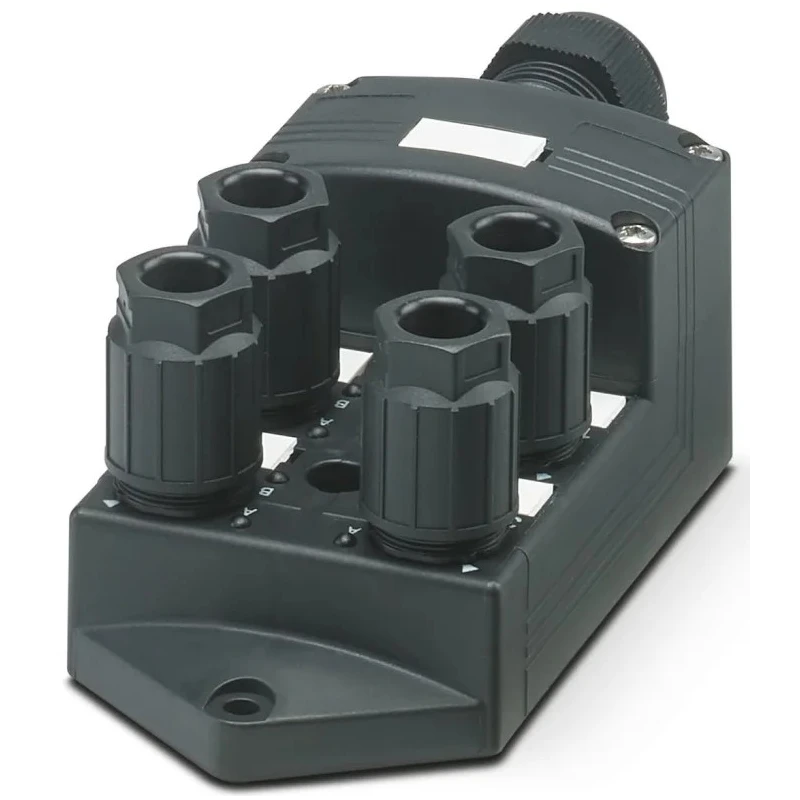Phoenix Contact SACB-4/ 8-L-PT QO Series Sensor Box 24V DC 5 Ports IP65 4 Ways 1175448