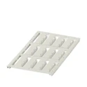 Phoenix Contact UC-WMTBA Cable Marker Silver Pre-printed Blank for 6mm Cable 29mm x 13.5mm 1199637