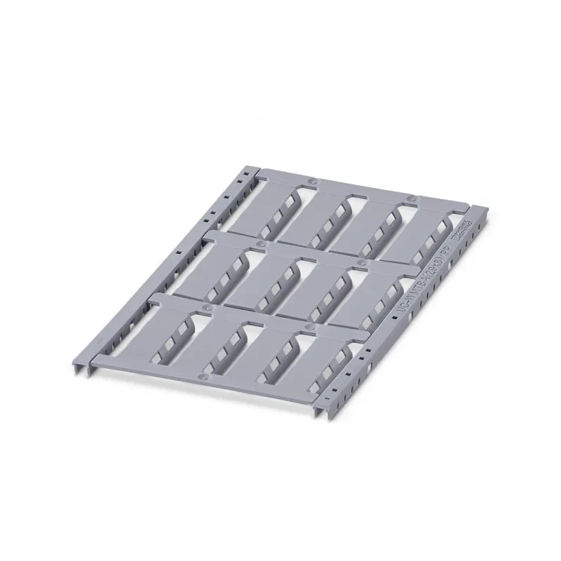 Phoenix Contact UC-WMTBA Cable Marker Silver Pre-printed Blank for 6mm Cable 29mm x 13.5mm 1199637