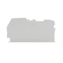 WAGO End & Intermediate Plate for Use with 2102 Series Terminal Blocks 2102-1291