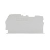 WAGO End & Intermediate Plate for Use with 2102 Series Terminal Blocks 2102-1291