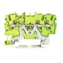 WAGO Earth Terminal Block Green Yellow 1mm² 1-Level Cage Clamp ATEX IECEx 2200-1307
