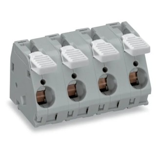 WAGO PCB Terminal Block 3-Contact 15 mm Pitch 1 Row 300 V 55 A Polyamide 66 Housing 2716-203