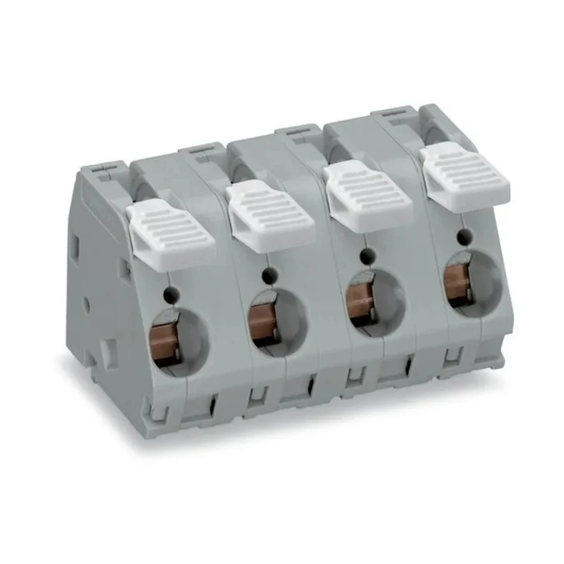 WAGO PCB Terminal Block 3-Contact 15 mm Pitch 1 Row 300 V 55 A Polyamide 66 Housing 2716-203