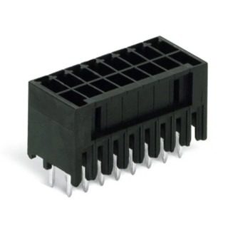 WAGO 713 Series Pluggable Terminal Block 10-Contact 3.5 mm Pitch 2 Row 713-1405