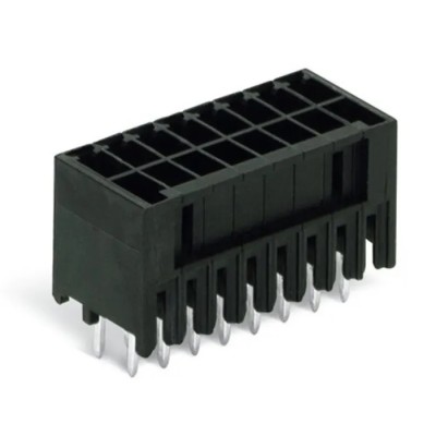 WAGO 713 Series Pluggable Terminal Block 10-Contact 3.5 mm Pitch 2 Row 713-1405