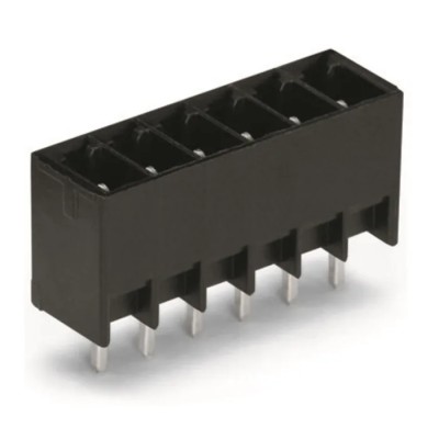WAGO 714 Series Pluggable Terminal Block 8-Contact 3.5mm Pitch 1 Row 320V 10A Polyamide Housing 714-138