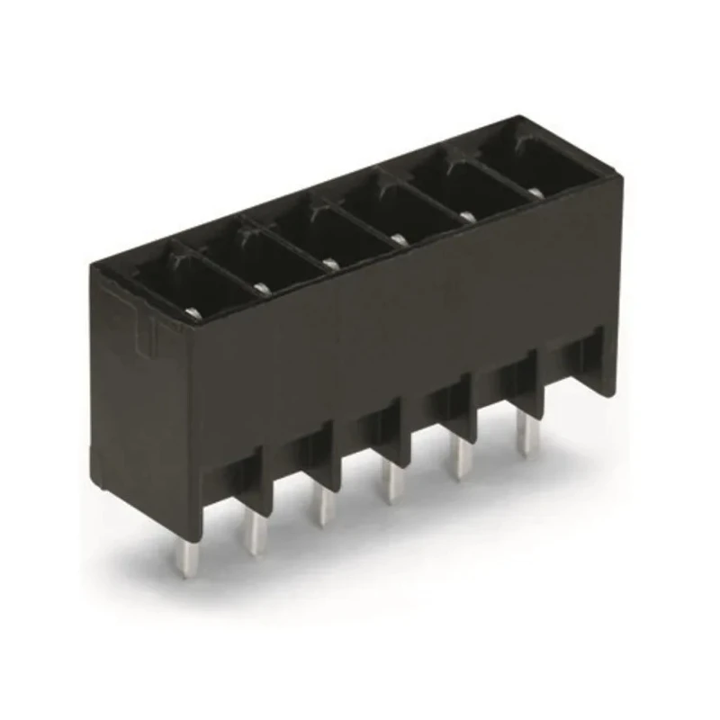 WAGO 714 Series Pluggable Terminal Block 8-Contact 3.5mm Pitch 1 Row 320V 10A Polyamide Housing 714-138