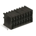 WAGO 713 Series Pluggable Terminal Block 16-Contact 3.5 mm Pitch 2 Row 320V 10A Polyamide Housing Male Connector 713-1428