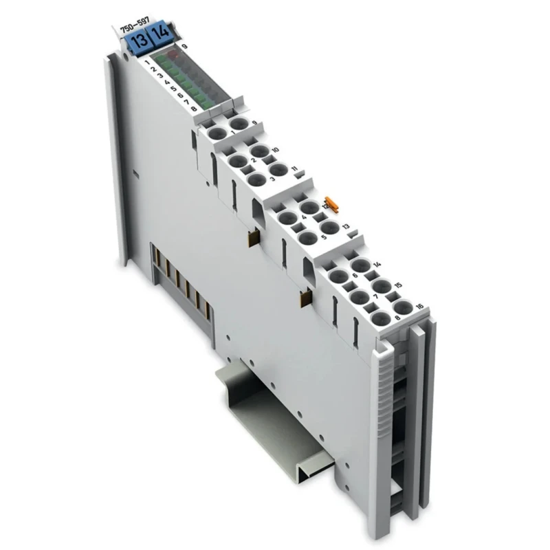 WAGO Analogue Output Module 8-Channel Digital Input DIN Rail Mount 24V Germany 750-597