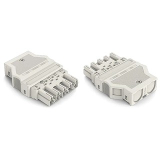 WAGO 770 Series Connector Male Cage Clamp, 5-Pole, 25A Current, 250V, 5-Way, IP20 Protection 770-335