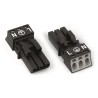 WAGO 890 Series Lighting Connector Female Cage Clamp 3-Pole 16A 250V 3-Way IP20 890-203