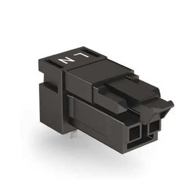 WAGO 890 Series PCB Connector Female Cage Clamp, 2-Pole, 16A, 2-Way, IP20 890-802/011-000