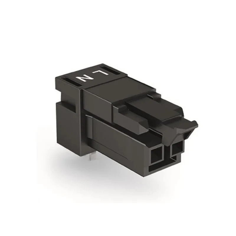 WAGO 890 Series PCB Connector Female Cage Clamp, 2-Pole, 16A, 2-Way, IP20 890-802/011-000