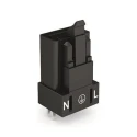 WAGO 890 Series PCB Connector Male Cage Clamp, 3-Pole, 16A, 3-Way, 250V, IP20 890-813