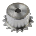RS PRO 17 Tooth Pilot Bore Sprocket 06 B-1 Steel 9.53mm Bore Diameter 35mm Width 183-726