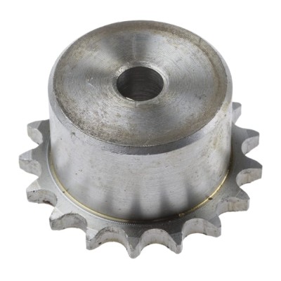 RS PRO 17 Tooth Pilot Bore Sprocket 06 B-1 Steel 9.53mm Bore Diameter 35mm Width 183-726